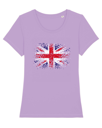 British Flag | UK Flag | England Grunge Flag Lavender Dawn