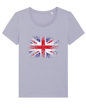 British Flag | UK Flag | England Grunge Flag Lavender