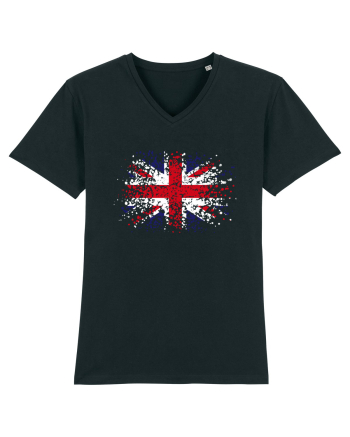 British Flag | UK Flag | England Grunge Flag Black