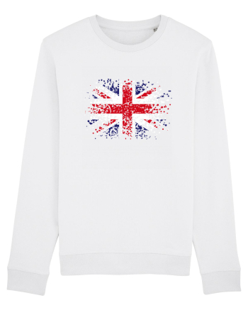 British Flag | UK Flag | England Grunge Flag White