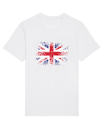 British Flag | UK Flag | England Grunge Flag White