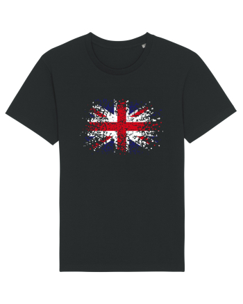 British Flag | UK Flag | England Grunge Flag Black
