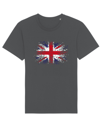 British Flag | UK Flag | England Grunge Flag Anthracite