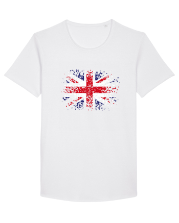 British Flag | UK Flag | England Grunge Flag White
