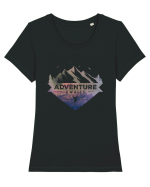 Adventure Awaits Tricou mânecă scurtă guler larg fitted Damă Expresser