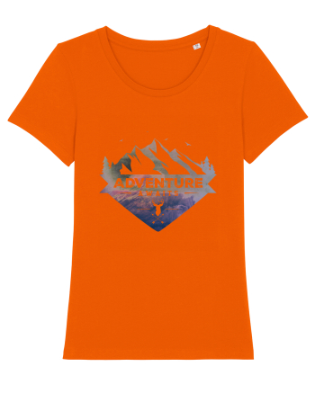 Adventure Awaits Bright Orange