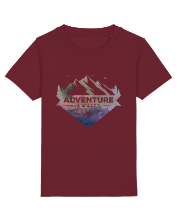 Adventure Awaits Burgundy