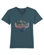 Adventure Awaits Tricou mânecă scurtă guler V Bărbat Presenter