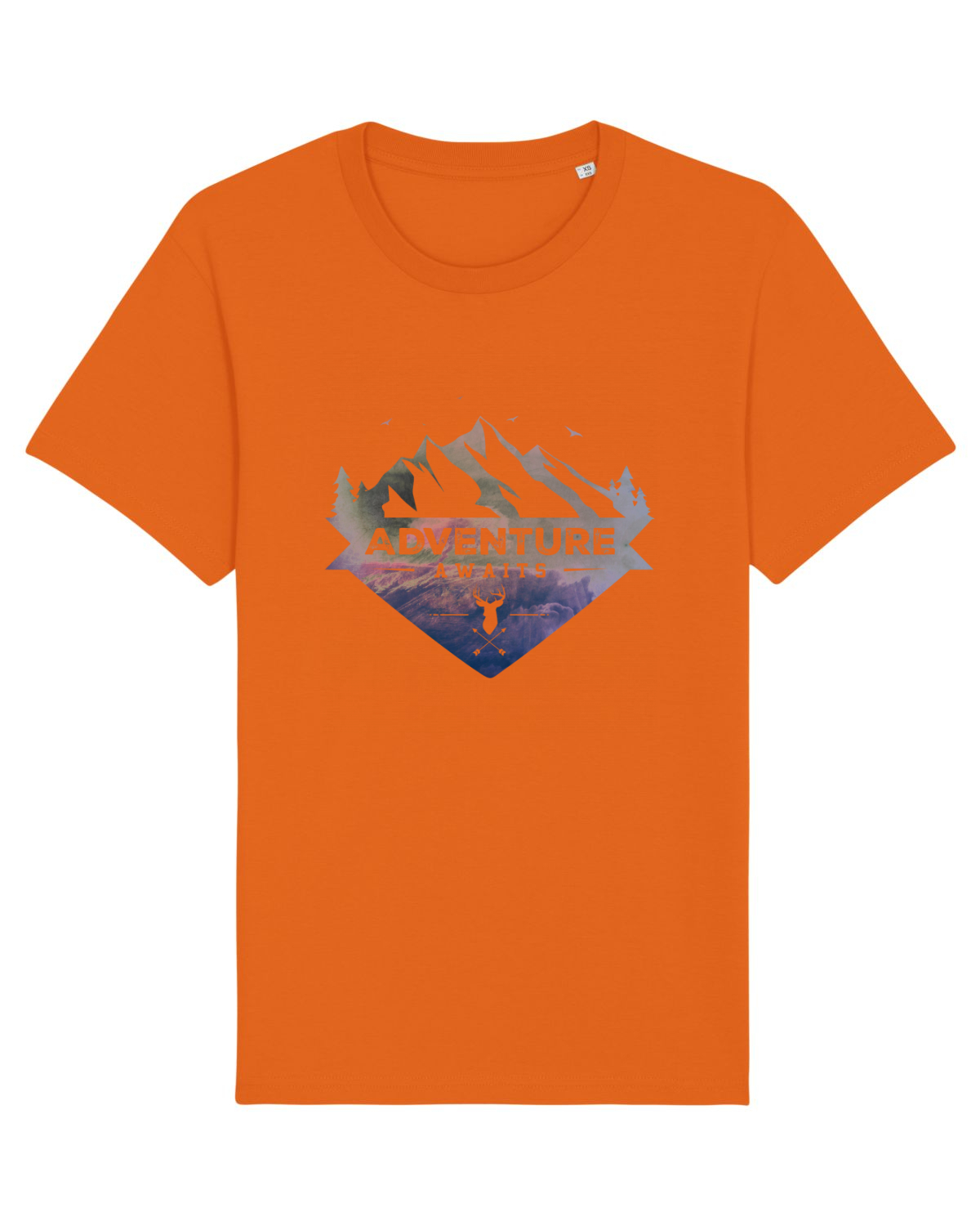 Tricou mânecă scurtă Unisex Rocker Bright Orange