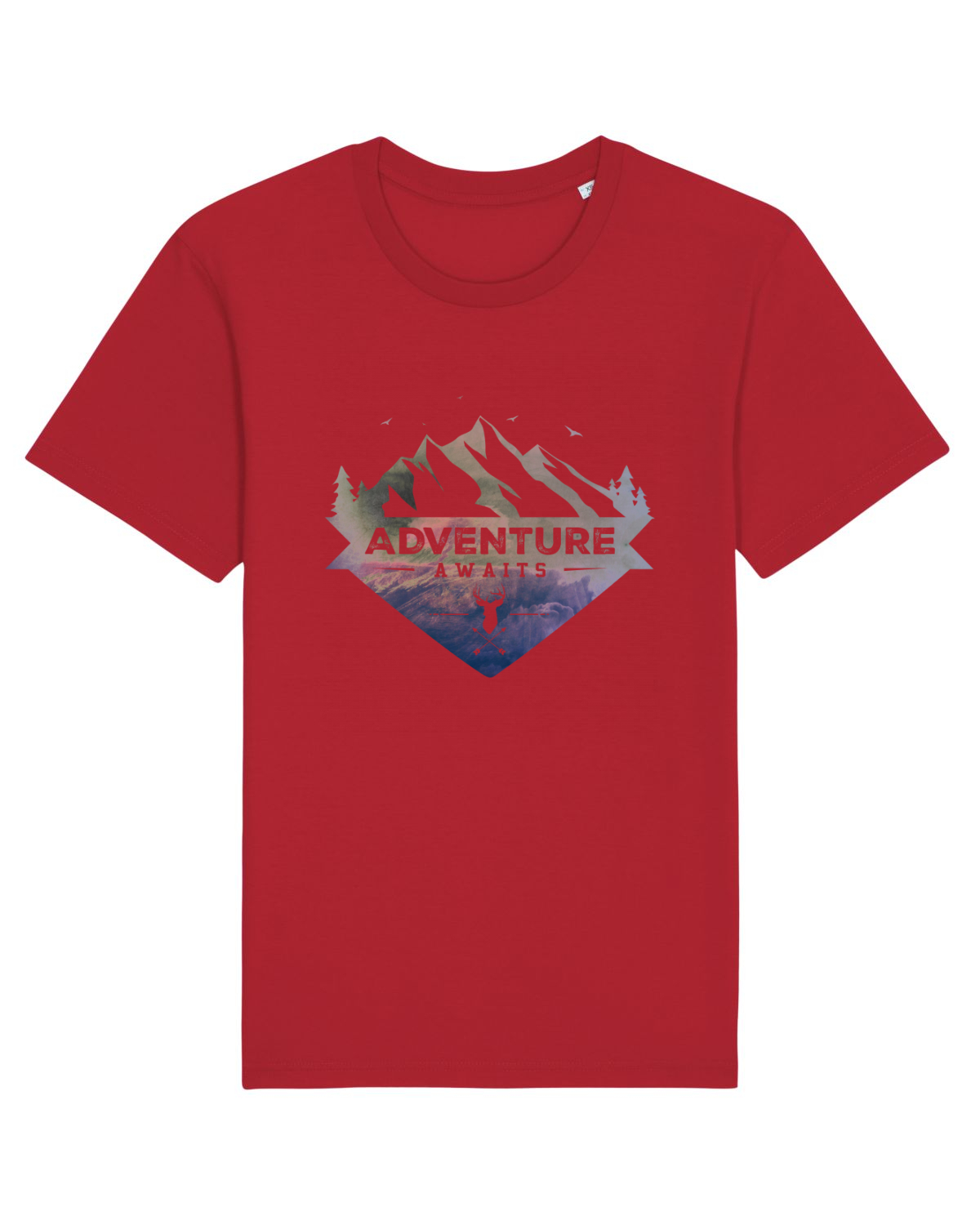 Tricou mânecă scurtă Unisex Rocker Red
