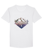 Adventure Awaits Tricou mânecă scurtă guler larg Bărbat Skater