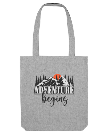 Adventure Begin Heather Grey