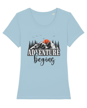 Adventure Begin Sky Blue