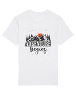 Adventure Begin Tricou mânecă scurtă Unisex Rocker
