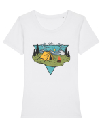 Best Camp Place Tricou mânecă scurtă guler larg fitted Damă Expresser