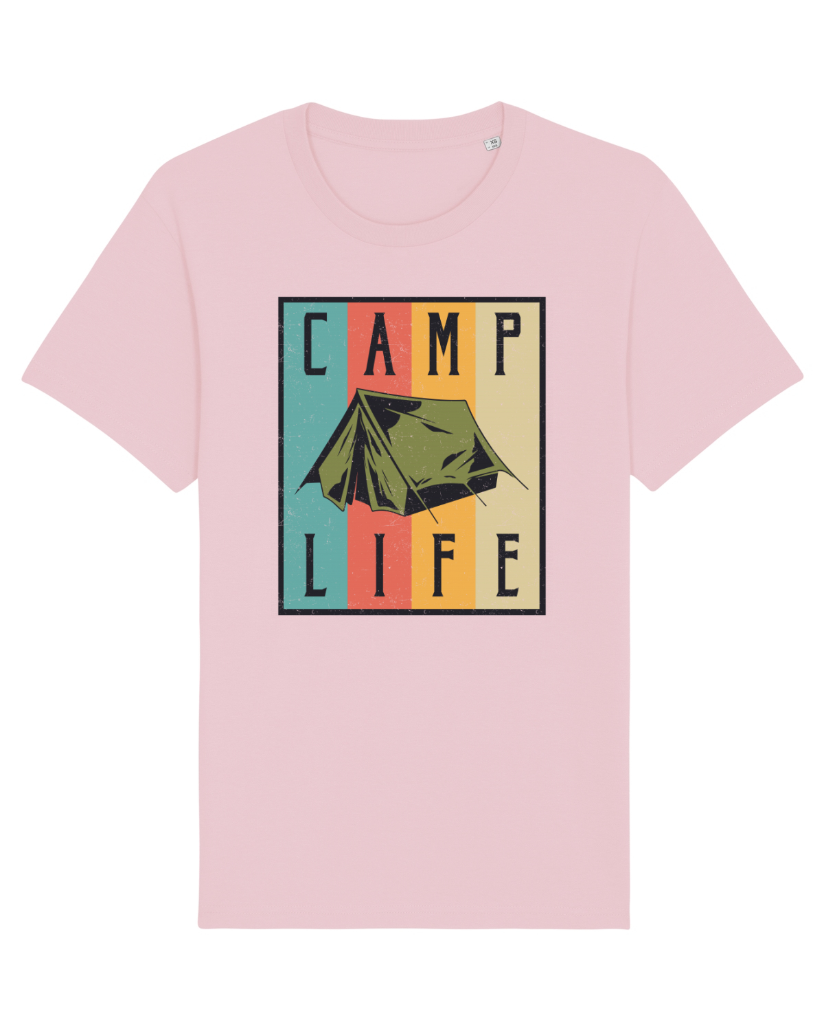 Tricou mânecă scurtă Unisex Rocker Cotton Pink