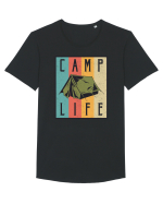 Camp Life Tricou mânecă scurtă guler larg Bărbat Skater