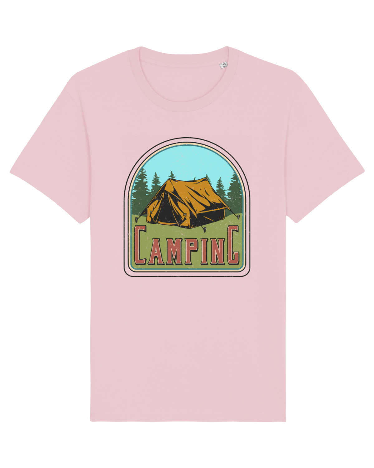Tricou mânecă scurtă Unisex Rocker Cotton Pink