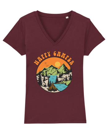 Happy Camper Burgundy