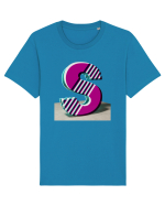 Litera S  3d - v1 Tricou mânecă scurtă Unisex Rocker