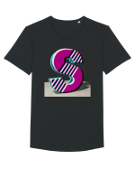 Litera S  3d - v1 Tricou mânecă scurtă guler larg Bărbat Skater