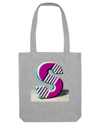 Litera S  3d - v2 (cu stralucire) Heather Grey