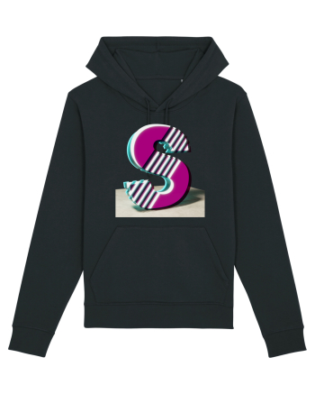 Litera S  3d - v2 (cu stralucire) Black