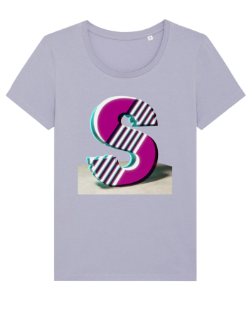 Litera S  3d - v2 (cu stralucire) Lavender