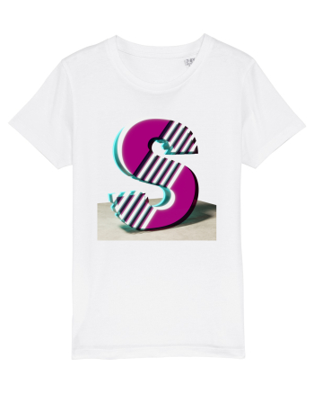 Litera S  3d - v2 (cu stralucire) White