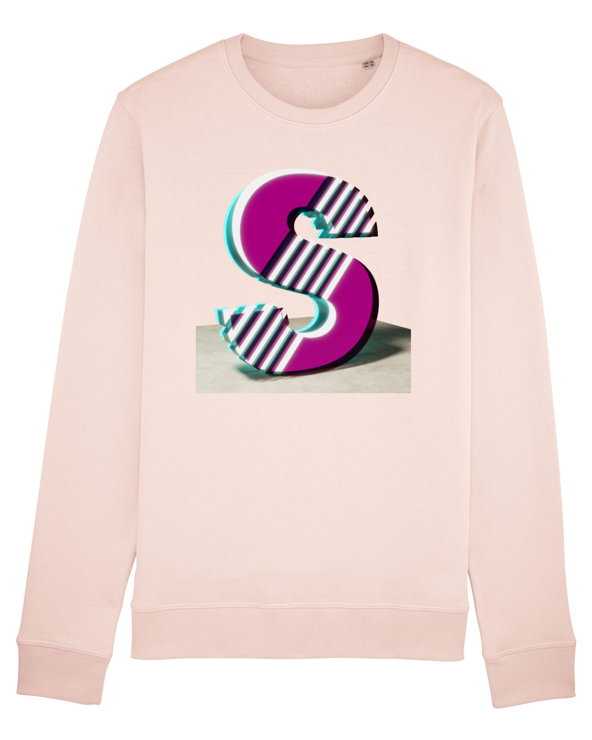 Bluză mânecă lungă Unisex Rise Candy Pink