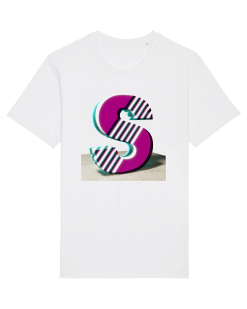 Litera S  3d - v2 (cu stralucire) White