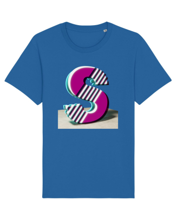 Litera S  3d - v2 (cu stralucire) Royal Blue