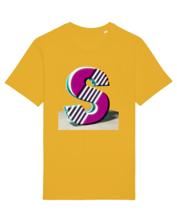 Litera S  3d - v2 (cu stralucire) Spectra Yellow