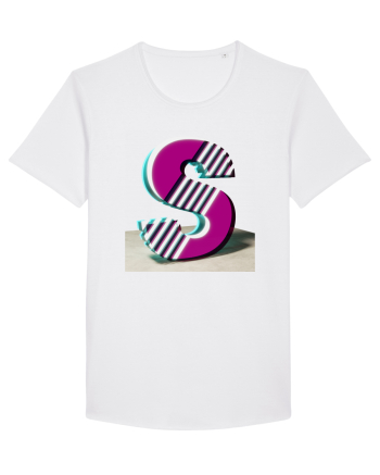 Litera S  3d - v2 (cu stralucire) White