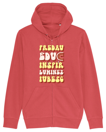 Predau, educ, inspir, luminez, iubesc Carmine Red