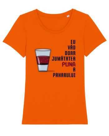 Doar jumătatea plină Bright Orange