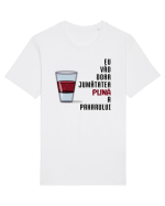 Doar jumătatea plină Tricou mânecă scurtă Unisex Rocker