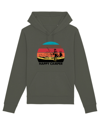 Happy Camper Retro Fishing Khaki