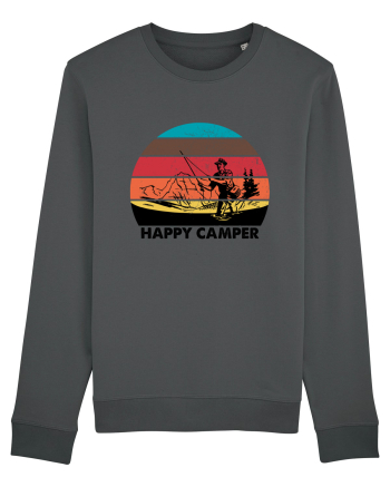 Happy Camper Retro Fishing Anthracite