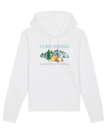 I Like Hiking & Maybe 3 People White