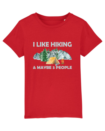 I Like Hiking & Maybe 3 People Red