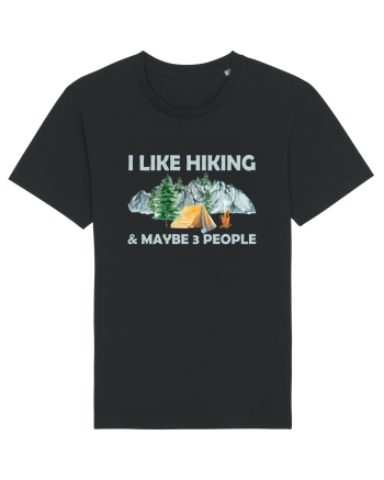 I Like Hiking & Maybe 3 People Black