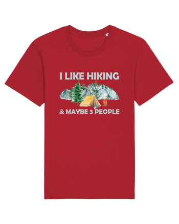 I Like Hiking & Maybe 3 People Red