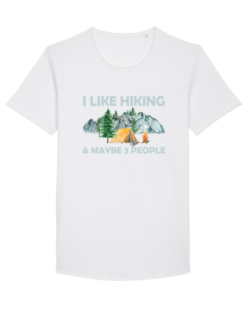 I Like Hiking & Maybe 3 People White