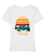 I'm sexy and I town it Tricou mânecă scurtă guler larg fitted Damă Expresser
