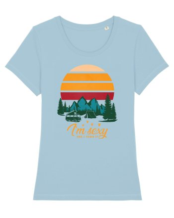 I'm sexy and I town it Sky Blue