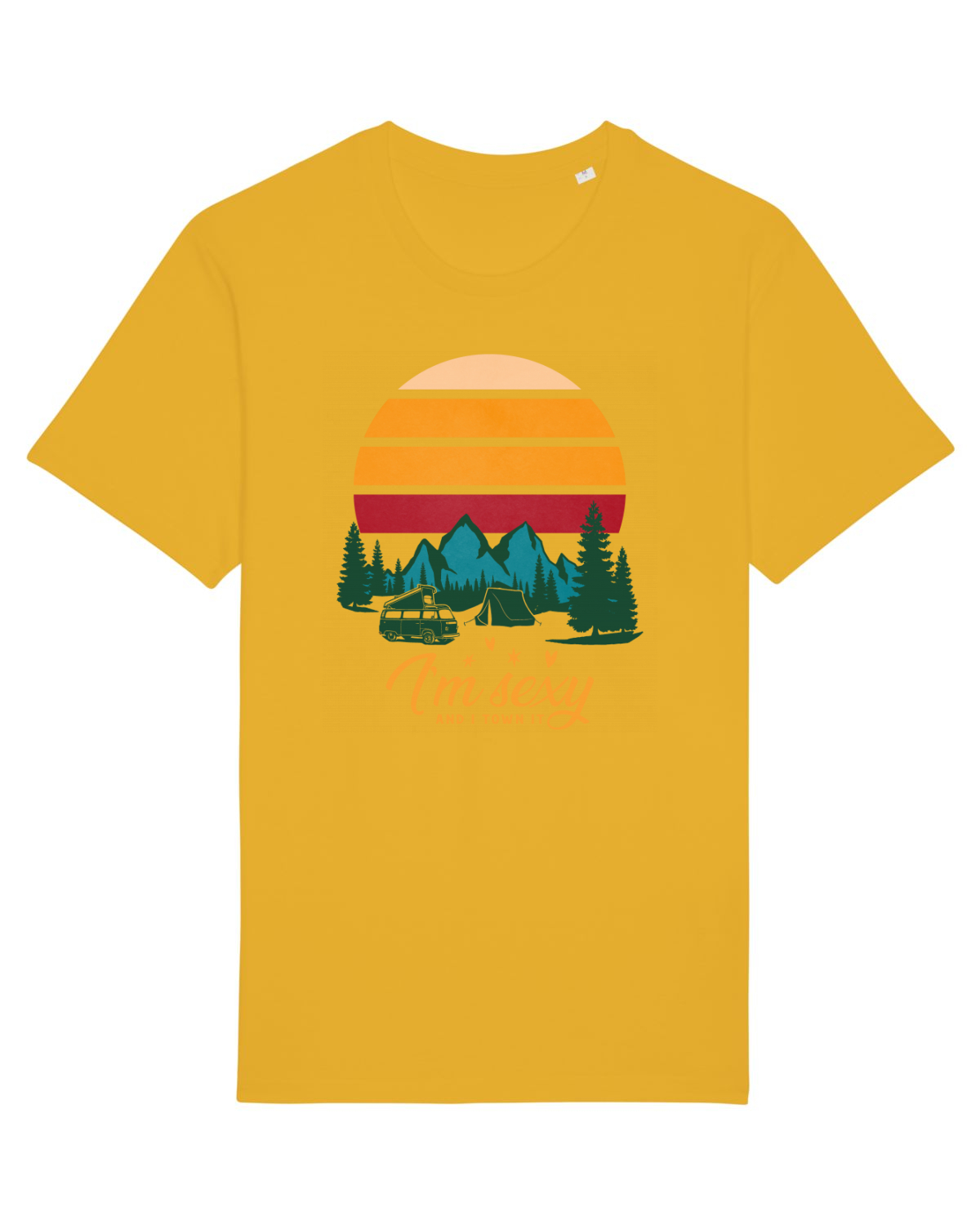 Tricou mânecă scurtă Unisex Rocker Spectra Yellow
