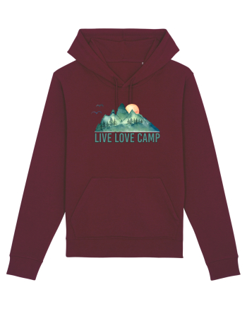 Live Love Camp Burgundy