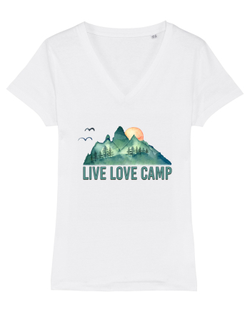 Live Love Camp White