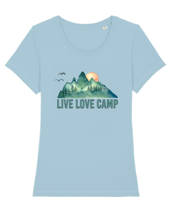 Live Love Camp Sky Blue